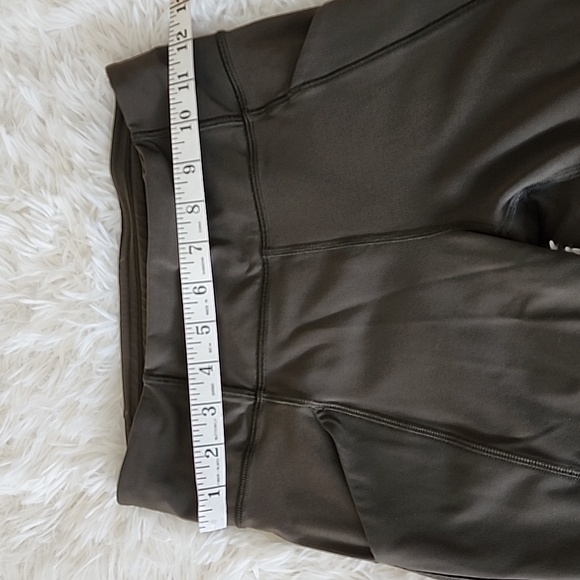 Lululemon Dark Olive Leggings - Picture 5 of 11